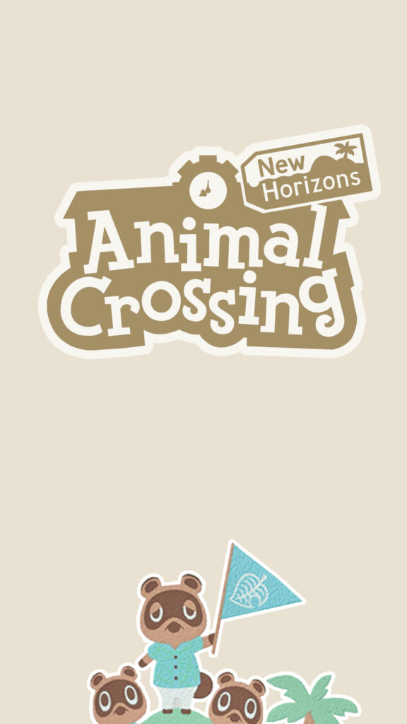 Animal Crossing New Horizons Minimalist Mobile Wallpaper