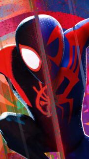 Miles Morales Abstract Style Spider-Man Mobile Wallpaper