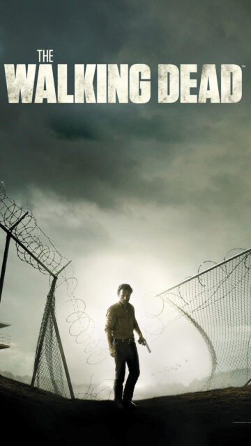 Rick Grimes The Walking Dead Prison Mobile Wallpaper