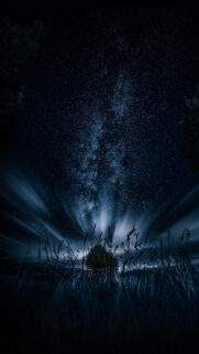 Cosmic Milky Way Celestial Energy and Spiritual Alignment Wallpaper
