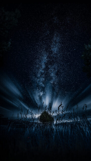 Cosmic Milky Way Celestial Energy and Spiritual Alignment Wallpaper