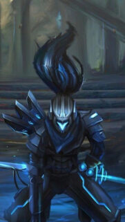 Cybernetic Neon Warrior Fantasy Art Mobile Wallpaper