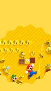 Super Mario Golden Adventure Mobile Wallpaper