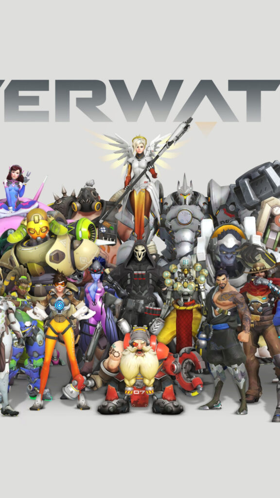 Overwatch Heroes Group Mobile Wallpaper