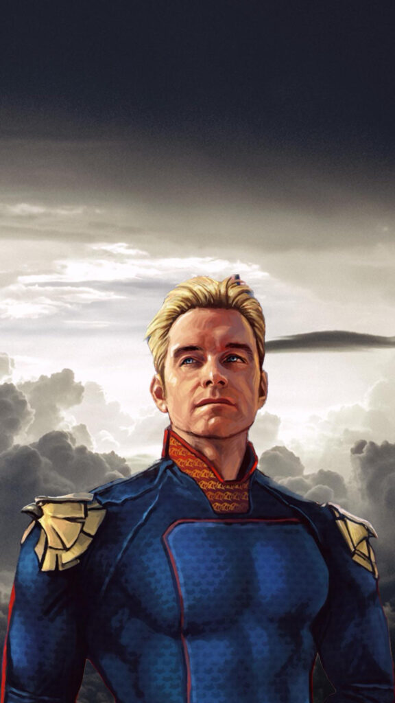 Homelander from The Boys Artistic Portrait Mobile Wallpaper