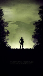 Metal Gear Solid Silhouette Jungle Scene 4K Mobile Wallpaper