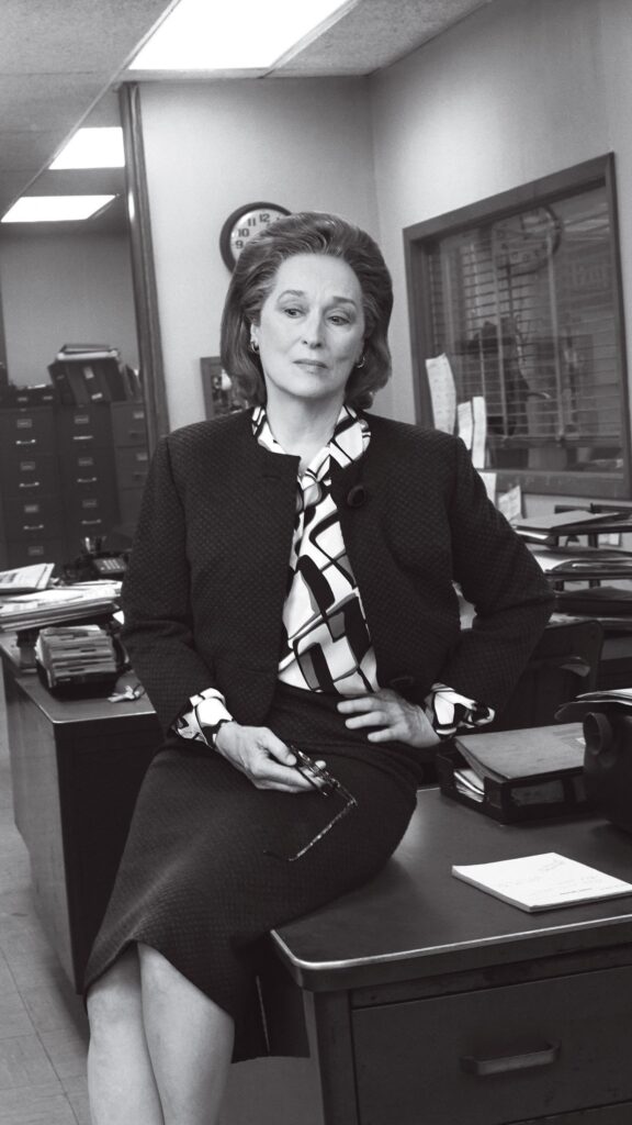 Meryl Streep as Kay Graham in The Post Mobile Wallpaper