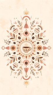 Boho Mandala Coffee Energy Spiritual Aesthetic Art Wallpaper