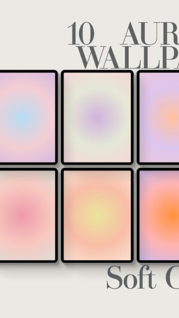 Soft Aura Gradient Energy Field Spiritual Aesthetic Desktop Wallpaper