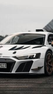Audi R8 GT2 Racing Sport Mobile Wallpaper