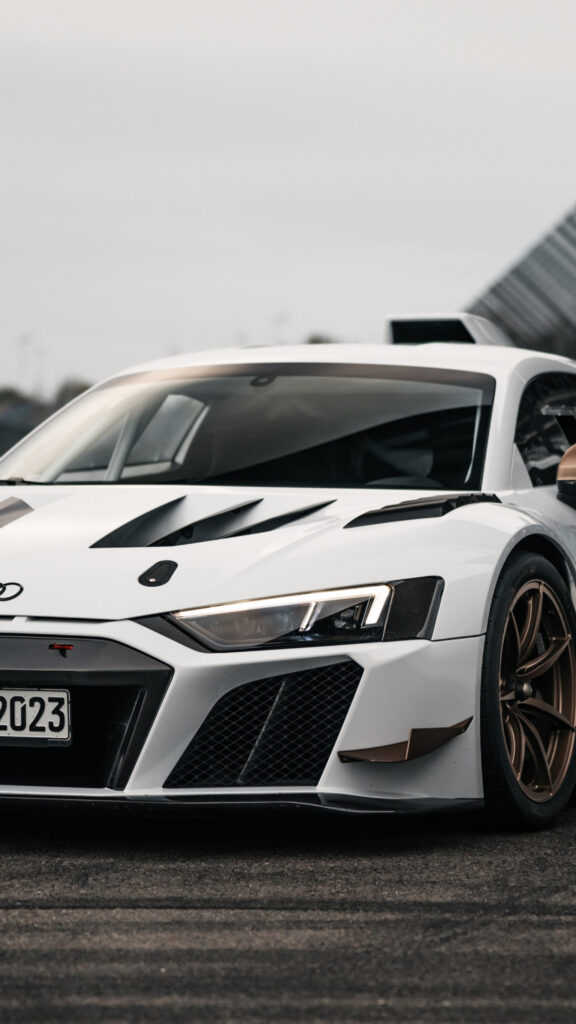 Audi R8 GT2 Racing Sport Mobile Wallpaper