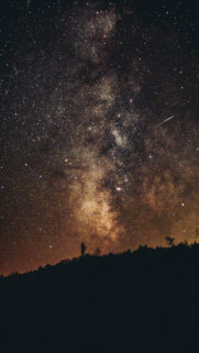 Cosmic Milky Way Galaxy and Celestial Energy Spiritual Phone Wallpaper