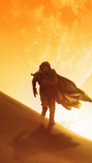Desert Traveler Silhouette Cinematic Mobile Wallpaper