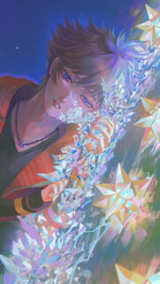 Sora Kingdom Hearts Shattered Crystal Art Mobile Wallpaper