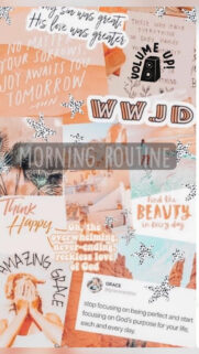 Christian Aesthetic Inspirational Collage Mobile Wallpaper