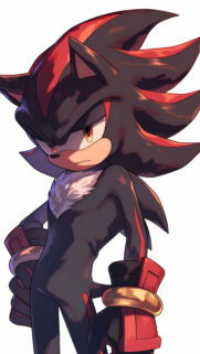 Shadow the Hedgehog Artistic 4K Mobile Wallpaper