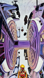 2001 A Space Odyssey Astronaut Sci-Fi Art Mobile Wallpaper