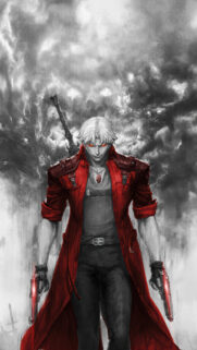 Dante Devil May Cry Action Style Mobile Wallpaper