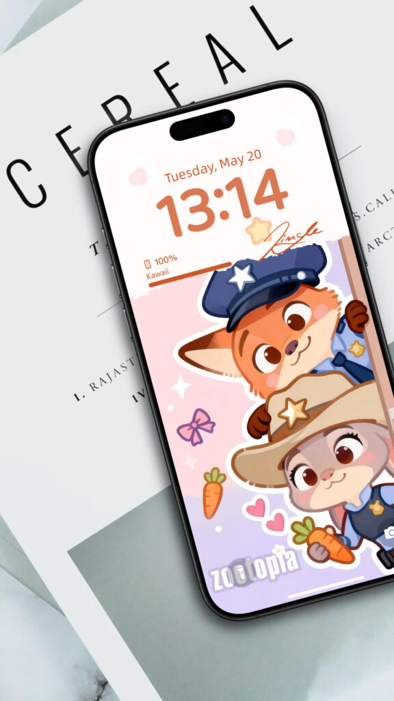 Cute Zootopia Cartoon Characters Disney Mobile Wallpaper