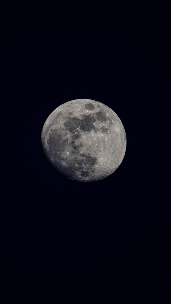 Waning Gibbous Moon Phase Spiritual Energy and Manifestation Wallpaper