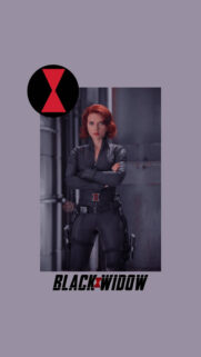 Natasha Romanoff Black Widow Portrait Mobile Wallpaper