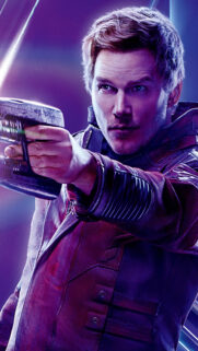 Star-Lord Peter Quill Cinematic Marvel Hero Mobile Wallpaper