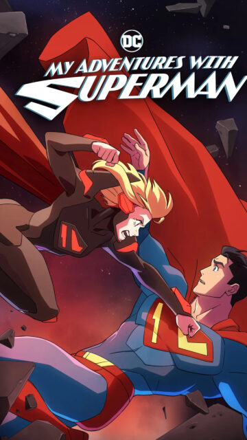My Adventures with Superman Supergirl Fight Mobile Wallpaper