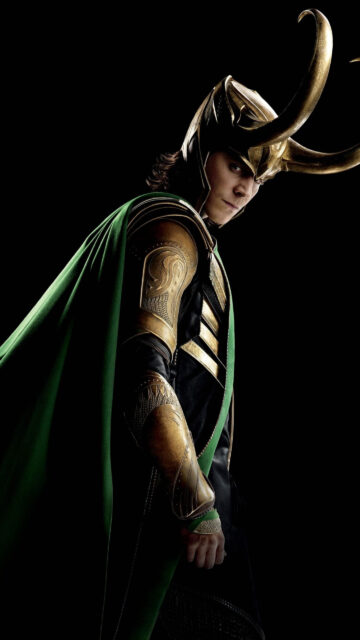 Loki God of Mischief Cinematic Portrait Mobile Wallpaper