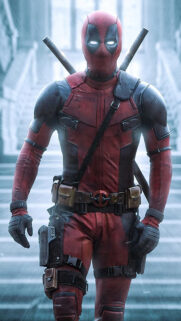 Marvel’s Deadpool in Action Full Body Pose 4K Mobile Wallpaper