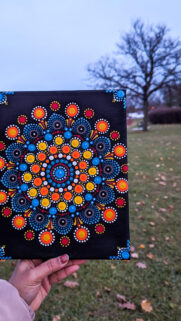 Vibrant Colorful Mandala Zen Art Spiritual Energy Focused Desktop Wallpaper