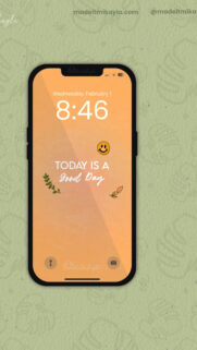 Positive Affirmation Aesthetic Today Is A Good Day Manifestation Wallpaper