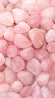 Healing Rose Quartz Crystal Aesthetic Energy Background Wallpaper