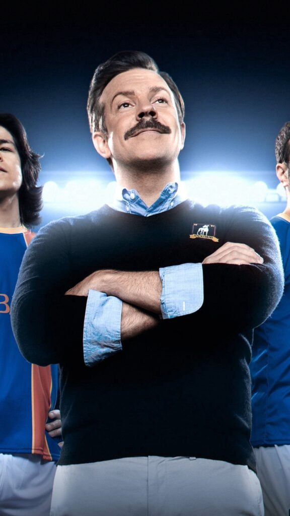 Ted Lasso Confident Coach Sports Drama 4K Mobile Wallpaper