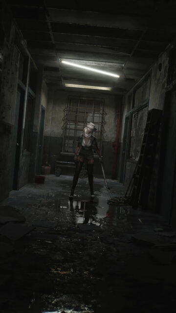 Silent Hill Nurse Horror Game Mobile Wallpaper