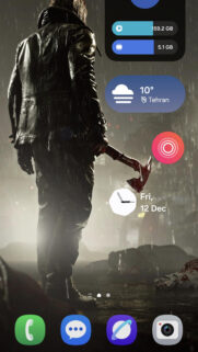 Resident Evil Inspired Gritty Horror Mobile Wallpaper