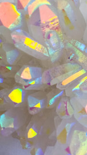 Aura Quartz Crystal Spiritual Energy and Manifestation Wallpaper