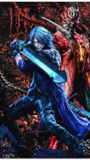 Dante Devil May Cry Action Style HD Mobile Wallpaper