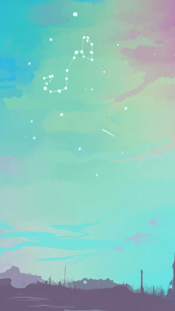 Mystical Scorpio Constellation Aesthetic Water Element Zodiac Wallpaper