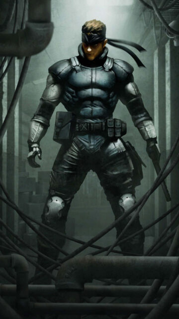 Solid Snake Tactical Stealth Mobile Wallpaper