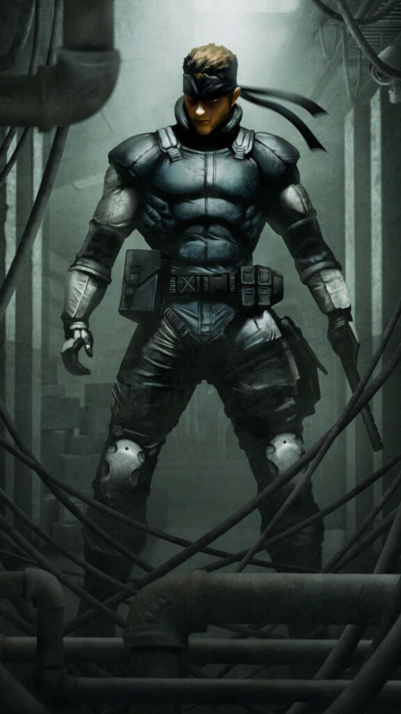 Solid Snake Tactical Stealth Mobile Wallpaper