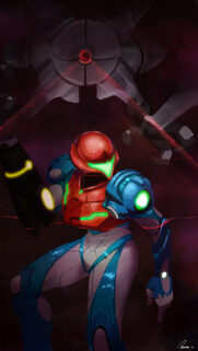 Metroid Dread Samus Aran Mobile Wallpaper