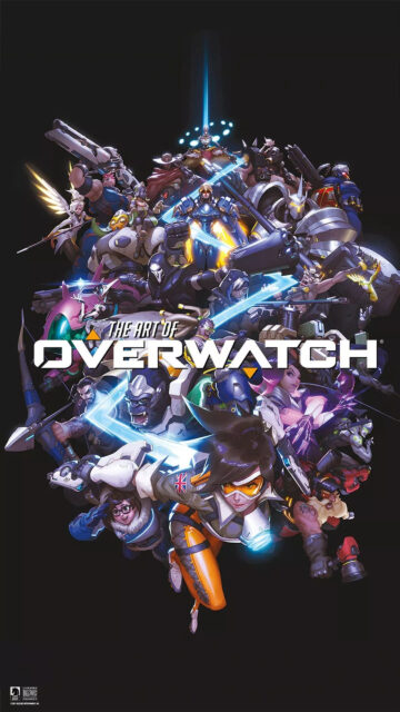 The Art of Overwatch Ensemble Mobile Wallpaper