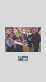 The Office Dunder Mifflin Cast Team Mobile Wallpaper