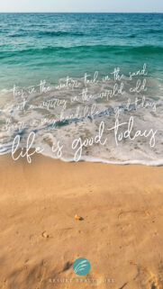 Beach Quote Ocean Mobile Wallpaper