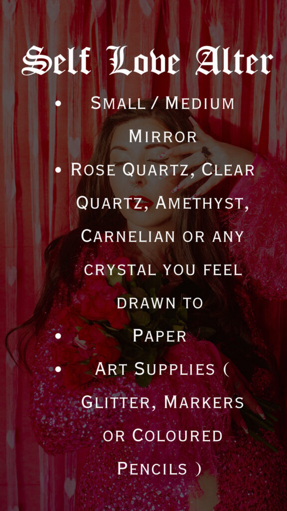 Self Love Altar Ritual Guide for Manifesting Inner Beauty and Confidence Wallpaper