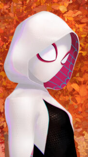 Spider-Gwen Autumn Aesthetic 4K Mobile Wallpaper