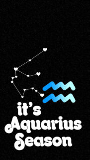 Aquarius Zodiac Constellation and Water Bearer Symbol Spiritual Aesthetic Wallpaper