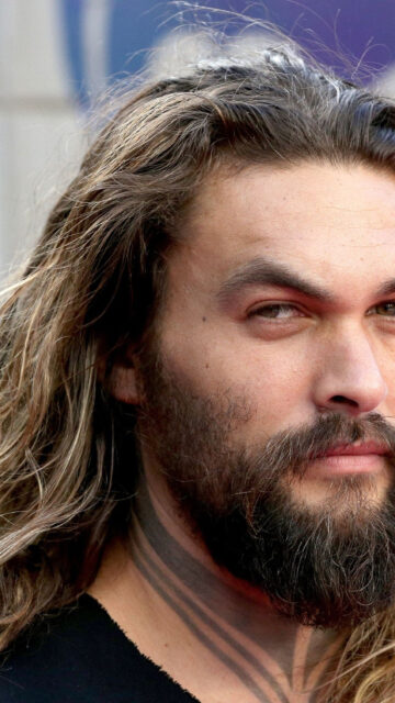 Portrait of Jason Momoa Mobile Wallpaper