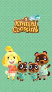 Animal Crossing New Horizons Characters Mobile Wallpaper