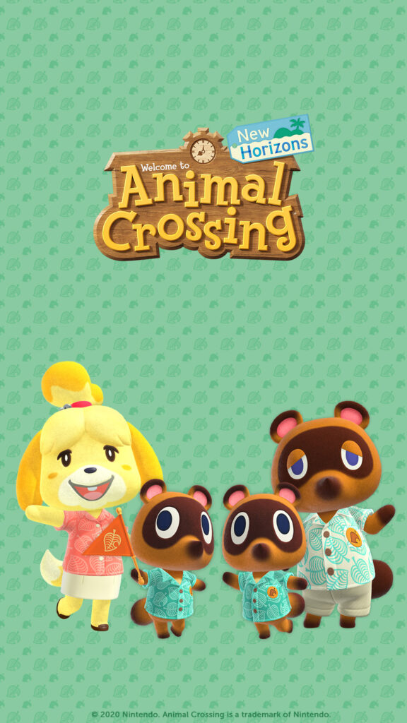 Animal Crossing New Horizons Characters Mobile Wallpaper